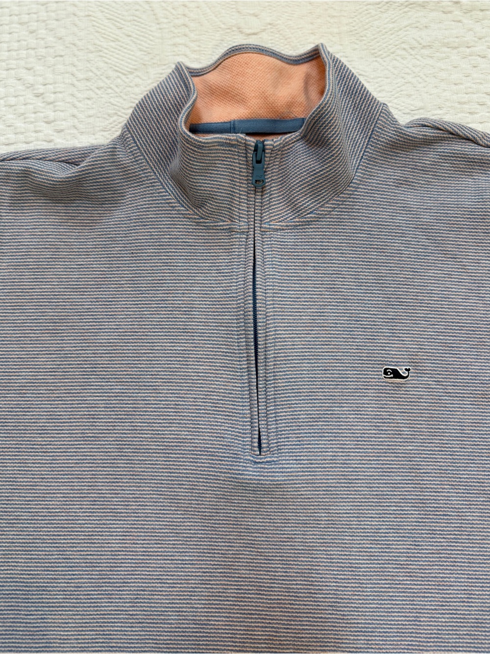 Vineyard Vines Performance Quarter Zip Pullover Blue Men’s 2XL - Picture 3 of 9